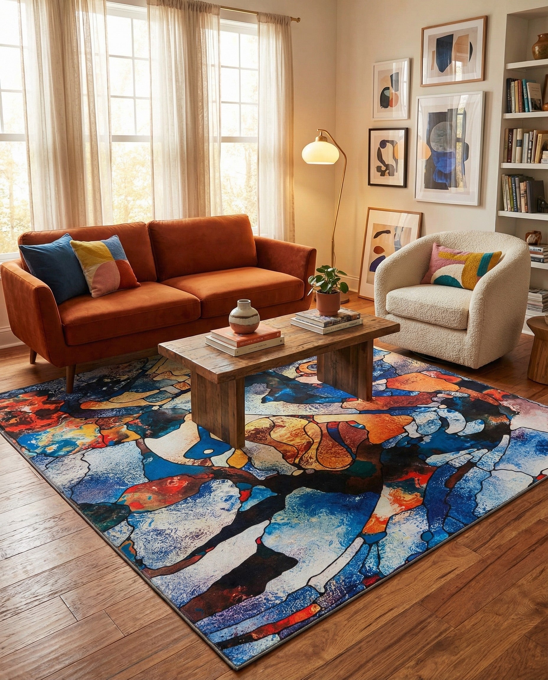 7' 10 x 7' 10 Yara Square Rug