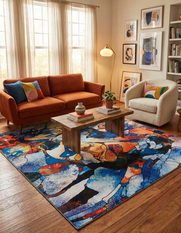 7' 10 x 7' 10 Yara Square Rug