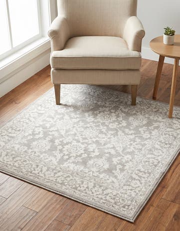 4' x 4' Charlotte Square Rug