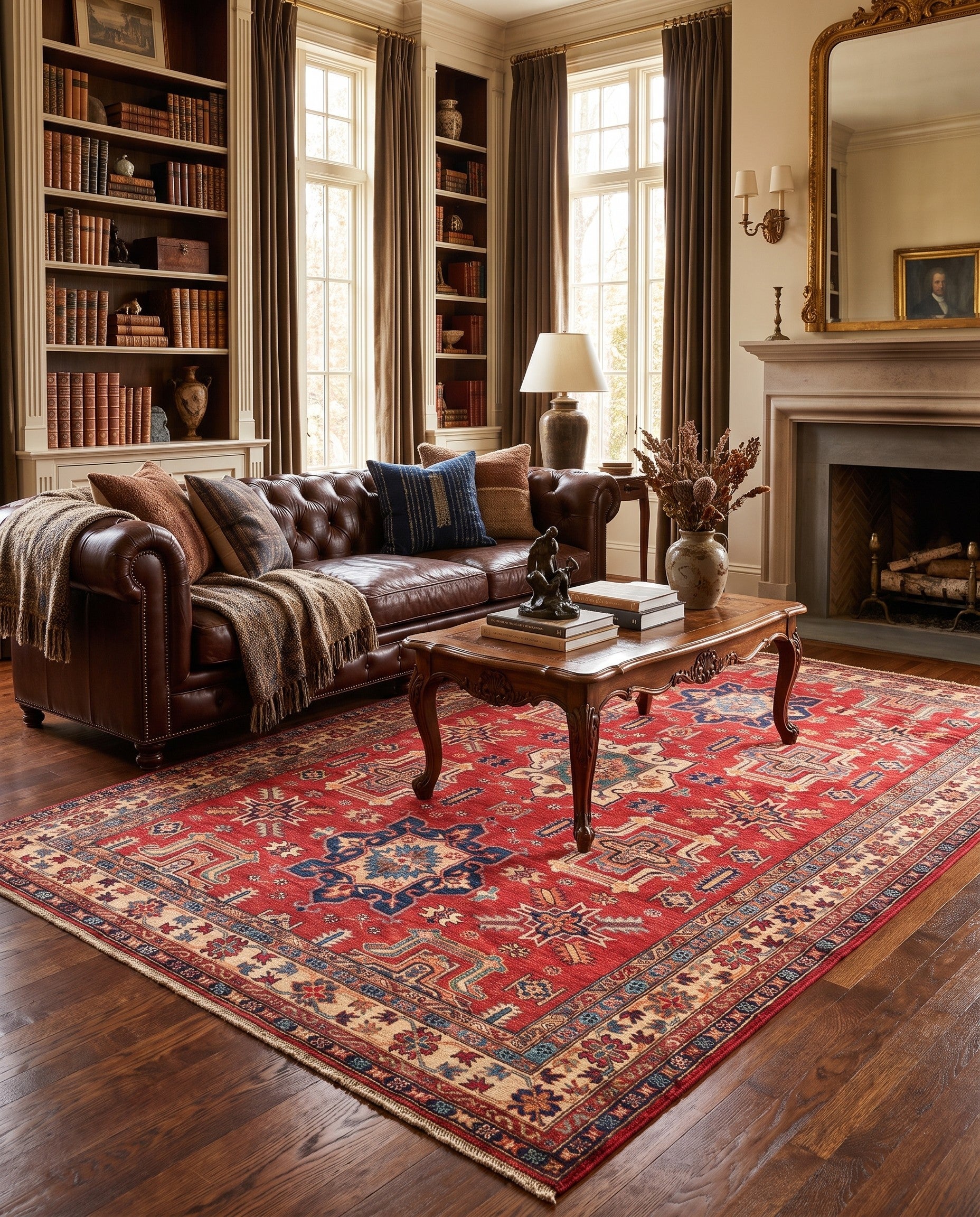6' x 9' 1 Hand Knotted Kazak Rug