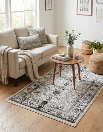 Ivory and Gray Vista Rug