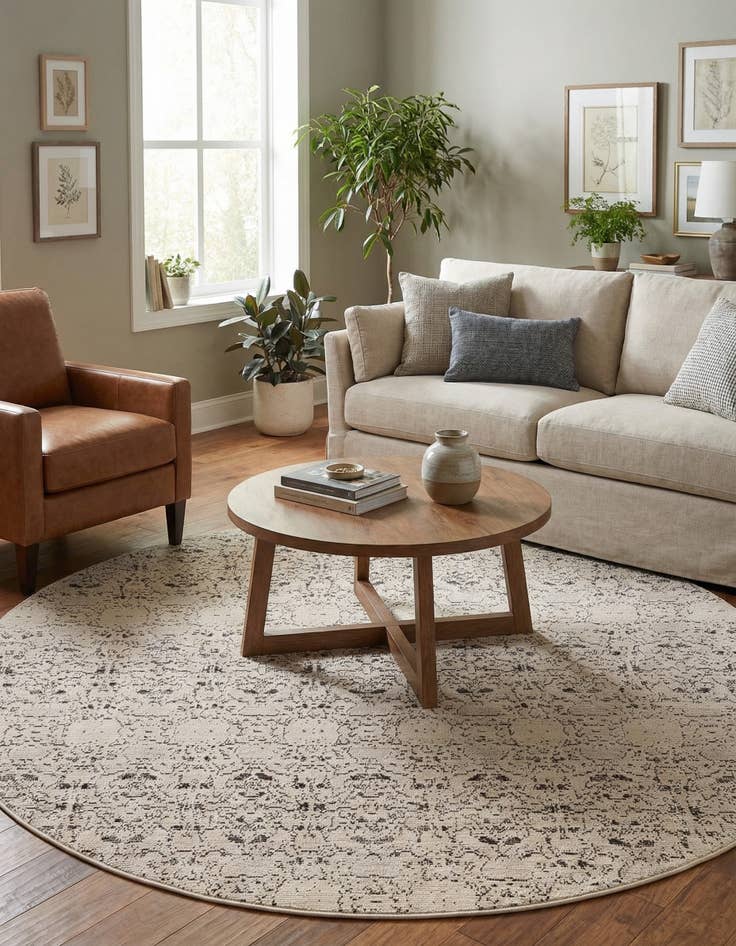 Detail image of 7' x 7' Amulet Round Rug