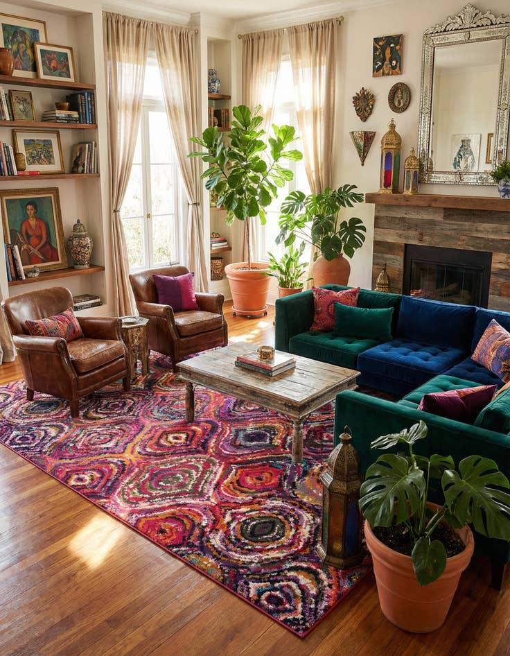 Detail image of 10' 6 x 16' 5  Washable Casablanca Rug