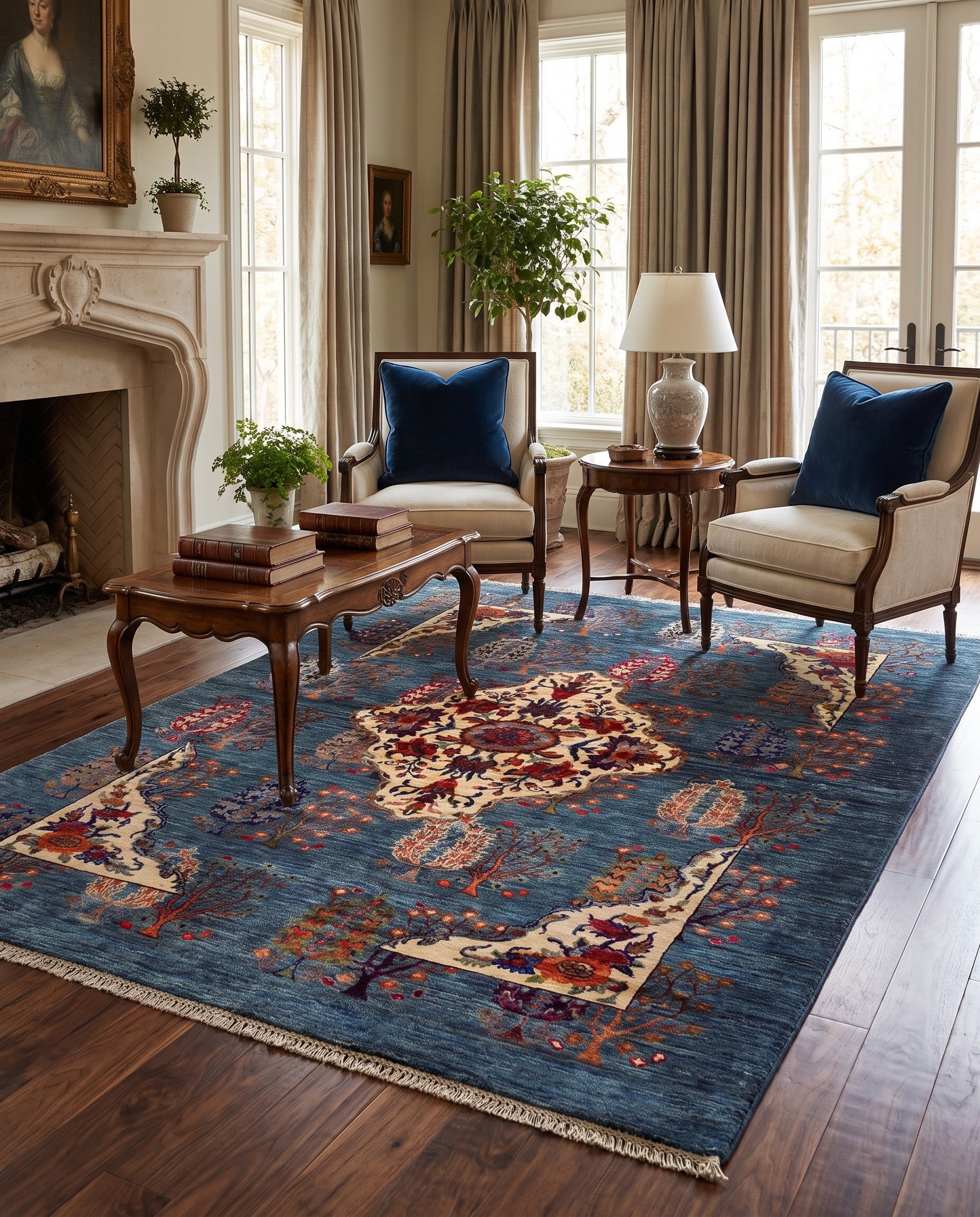 5' x 6' 8 Hand Knotted Ariana Ziegler Rug