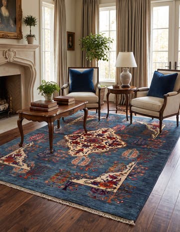 5' x 6' 8 Hand Knotted Ariana Ziegler Rug