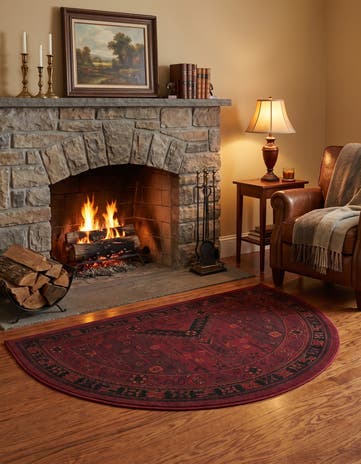 2' 7 x 4' Bokhara Hearth Rug