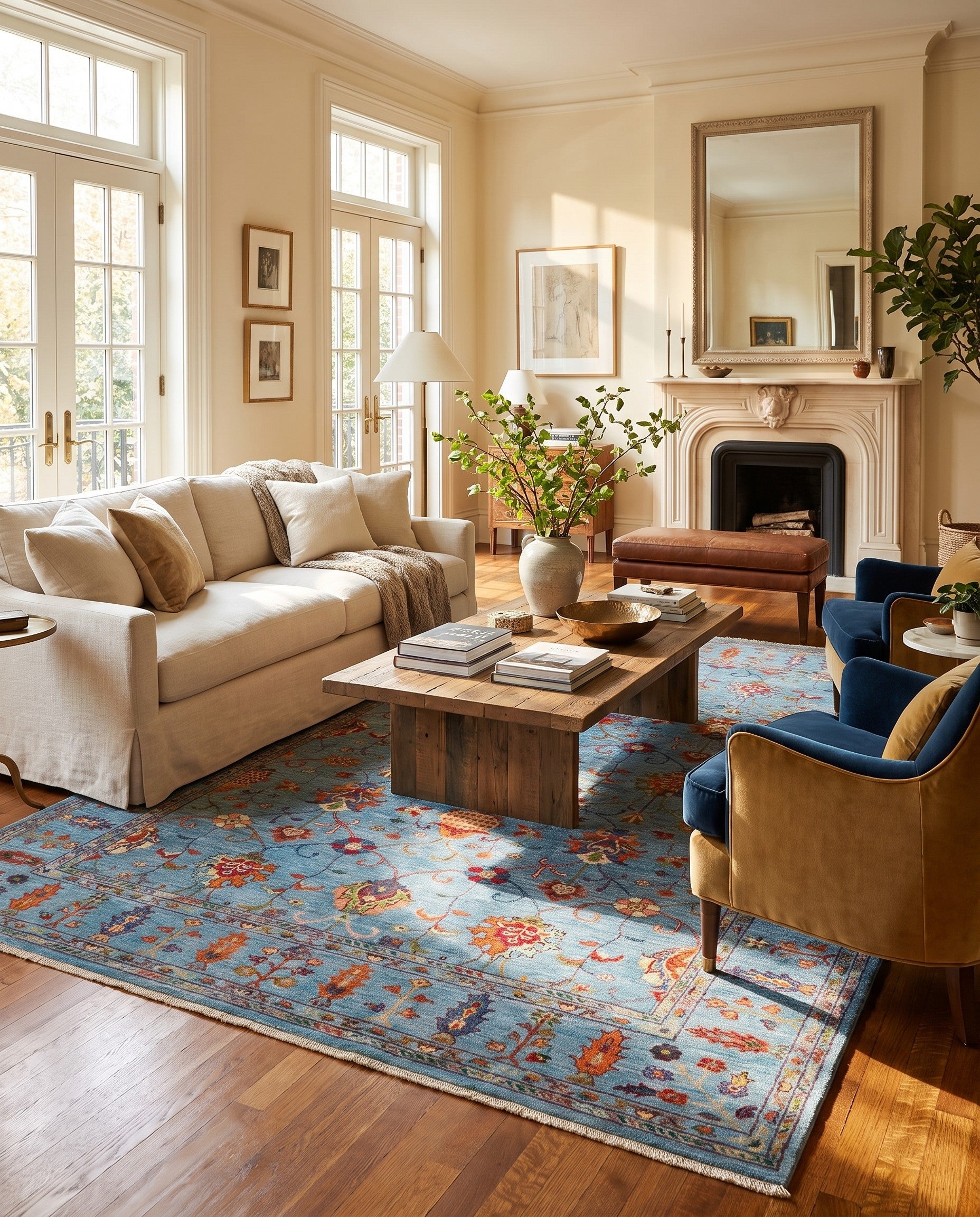 7' 1 x 10' 1 Hand Knotted Ariana Ziegler Rug