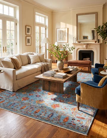 7' 1 x 10' 1 Hand Knotted Ariana Ziegler Rug