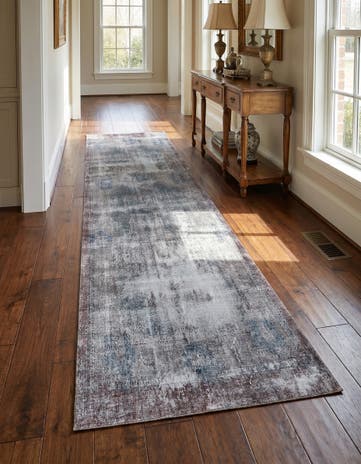 6' 7 x 10' Ultra Vintage Wool Runner Rug