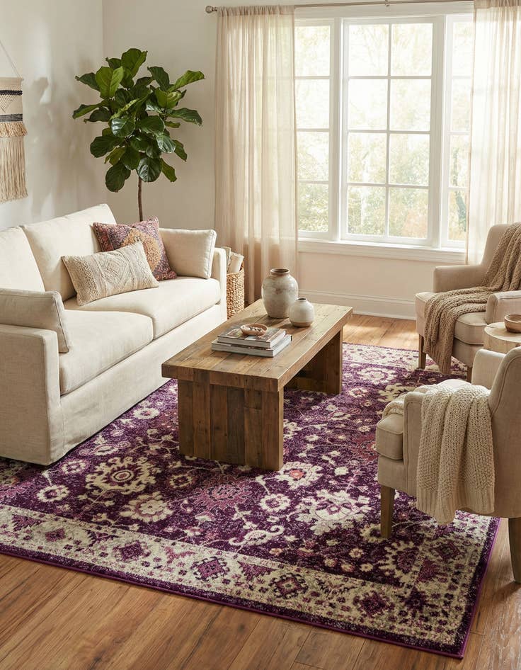 Detail image of 7' 10 x 7' 10 Madeline Square Rug