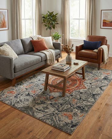  5' x 8'  Washable Carnevale Rug