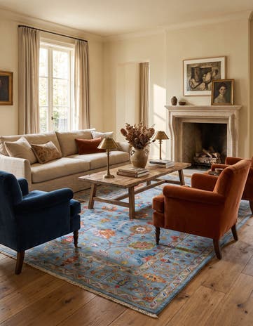 6' 10 x 9' 11 Hand Knotted Ariana Ziegler Rug