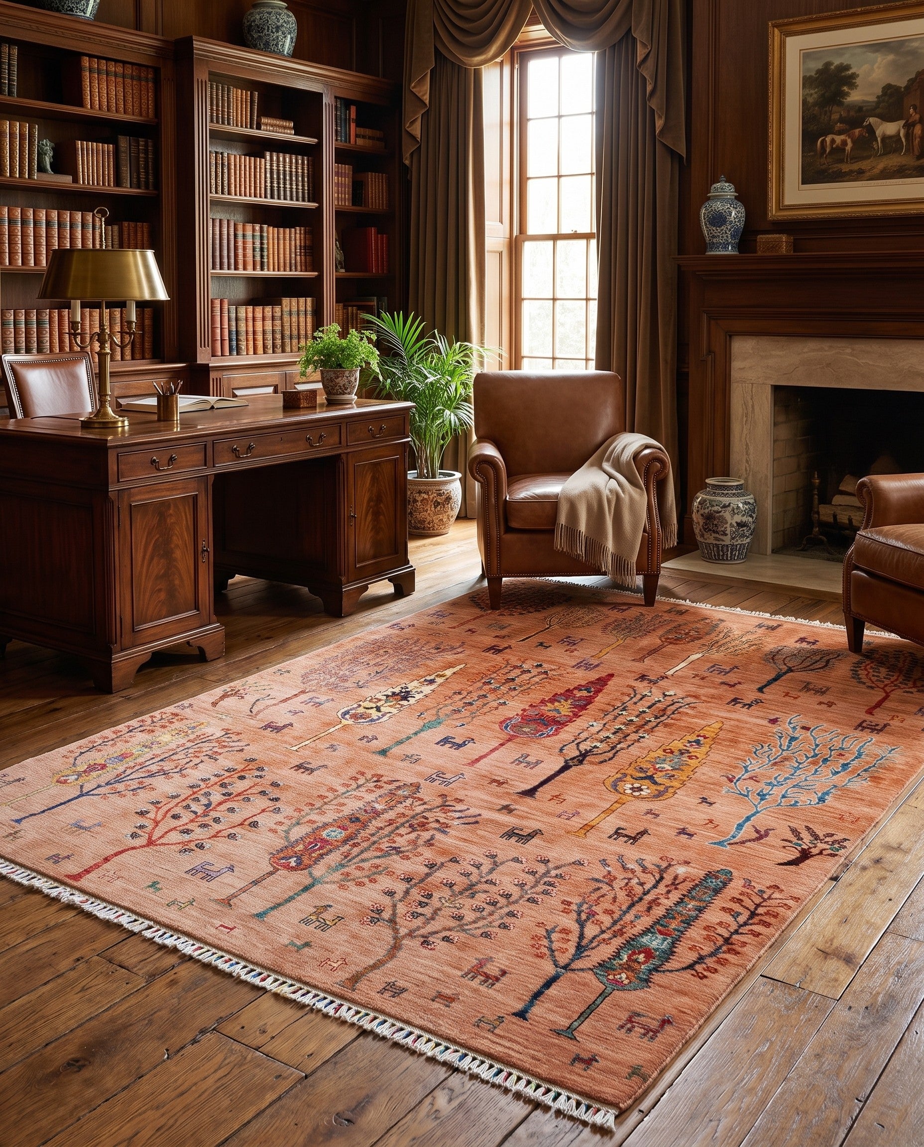 5' 6 x 7' 11 Hand Knotted Ariana Ziegler Rug