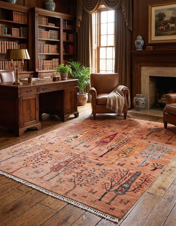 5' 6 x 7' 11 Hand Knotted Ariana Ziegler Rug