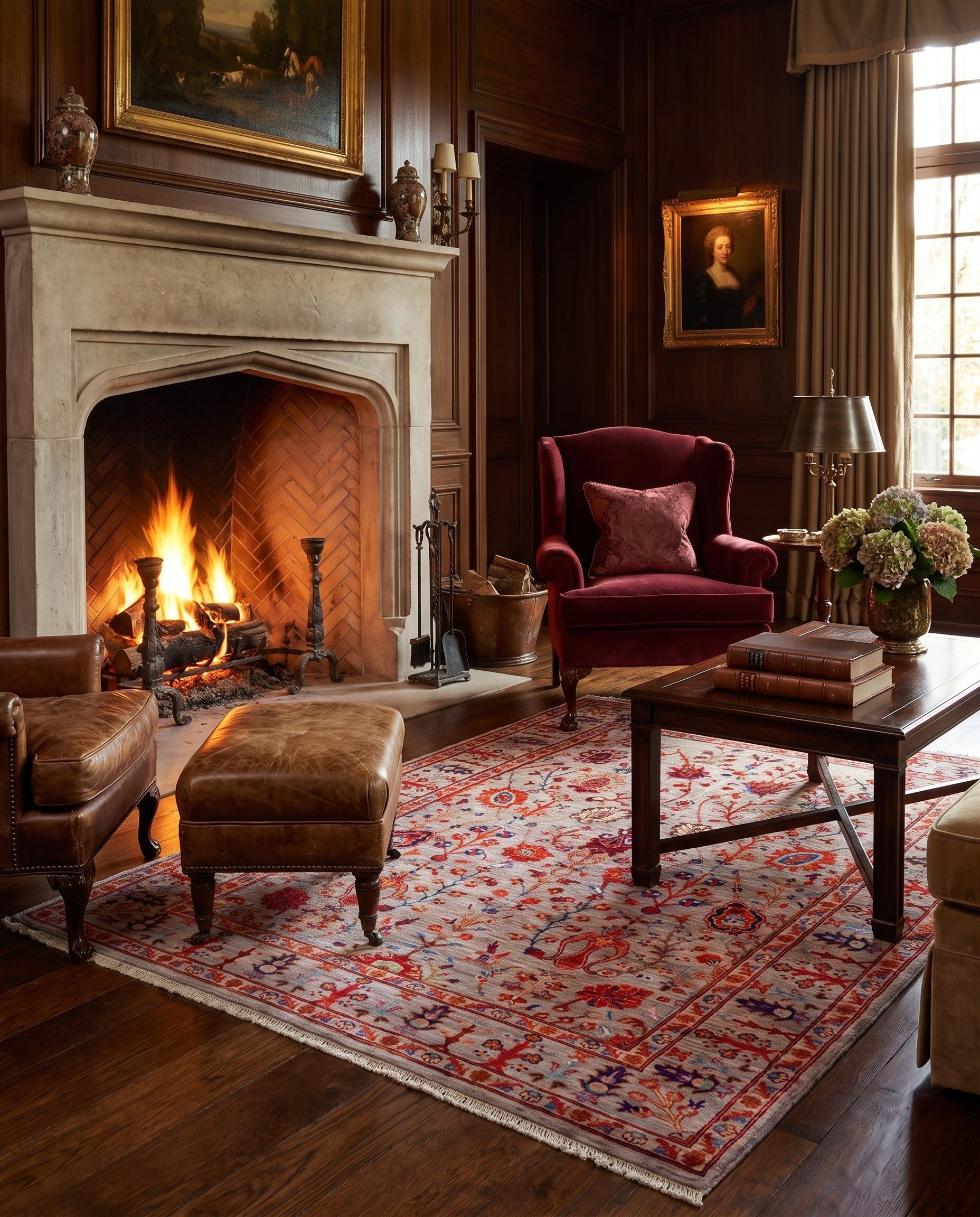 5' x 6' 8 Hand Knotted Ariana Ziegler Rug