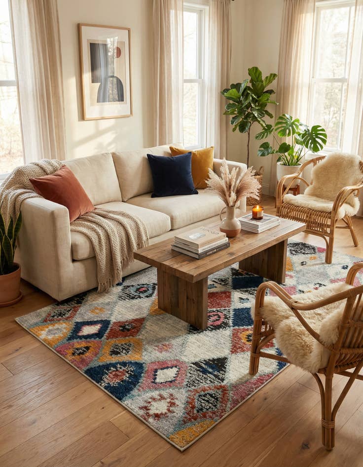 Detail image of 5' x 8' Morocco Rug