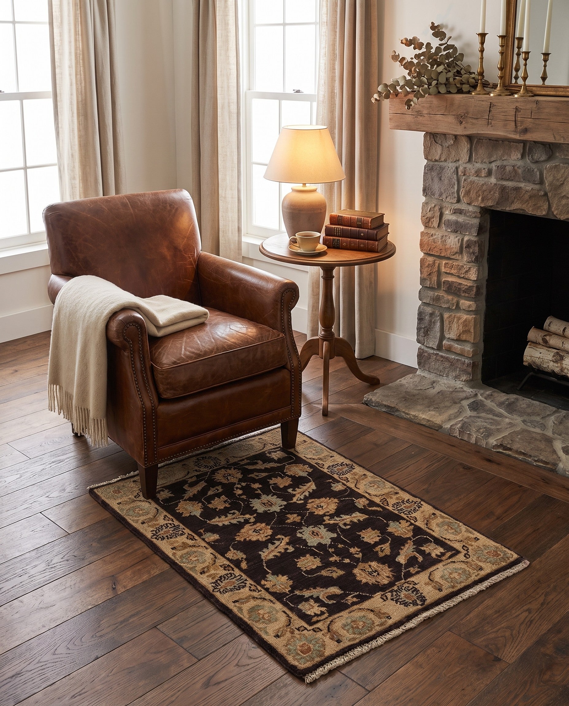 1' 10 x 2' 11 Hand Knotted Ariana Ziegler Rug