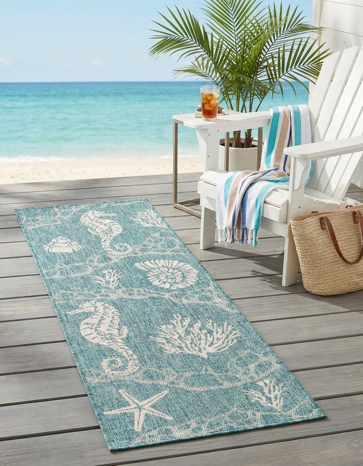 2' x 6' Easy-Clean Coastal Indoor / Outdoo...