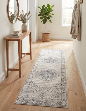 Gray Derbyshire Runner Rug