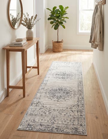 Gray Derbyshire Runner Rug