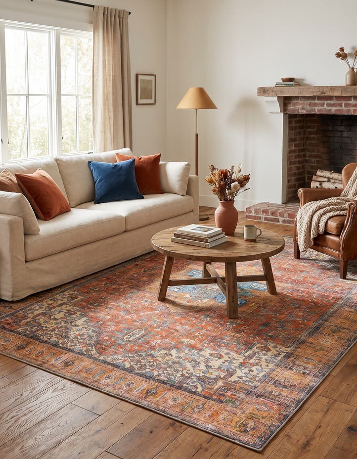 7' 6 x 10' 6 Washable Timeless Rug