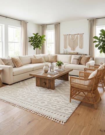 Ivory Boho Rug