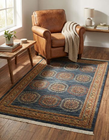 Blue Kashkuli Gabbeh Rug