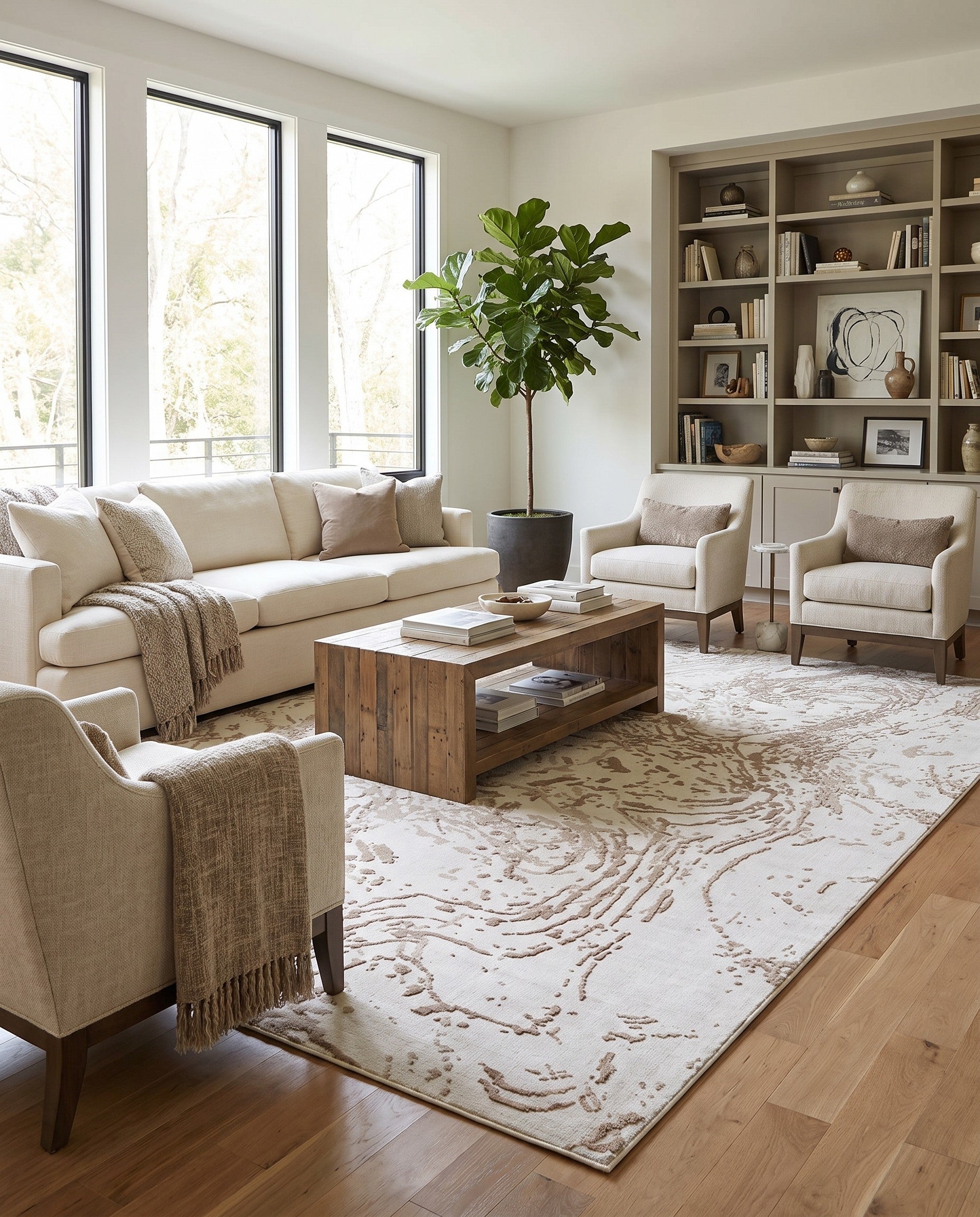 Ivory Laguna Rug