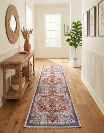 2' x 8' Washable Francesca Runner Rug
