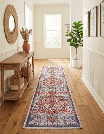 2' x 8' Washable Renaissance Runner Rug