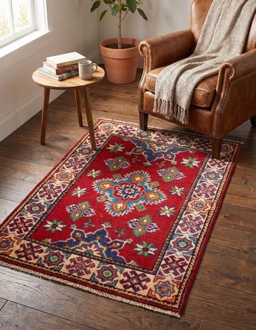 2' 2 x 3' 2 Hand Knotted Kazak Rug