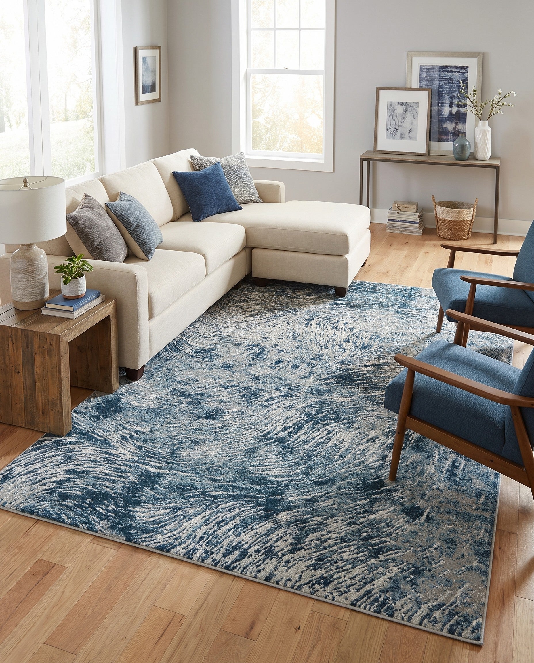 Blue Oasis Rug