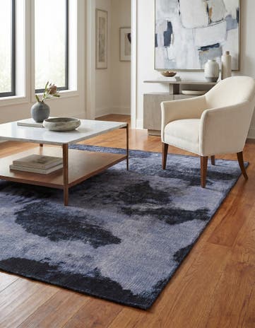 4' 4 x 5' 7 Hand Knotted Ultra Vintage Persian Wool Rug