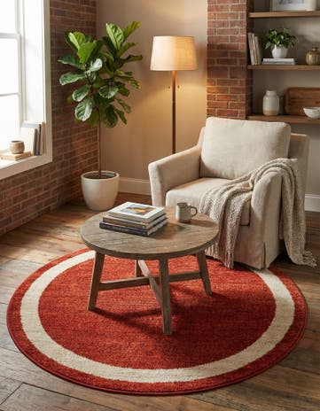 4' x 4' Angelica Round Rug