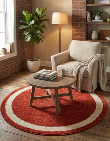 4' x 4' Angelica Round Rug
