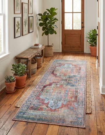 2' x 5' Washable Maahru Runner Rug