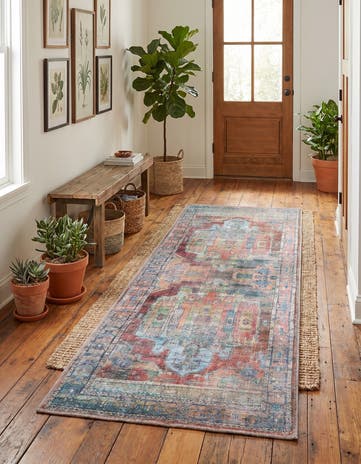 2' x 5' Washable Maahru Runner Rug