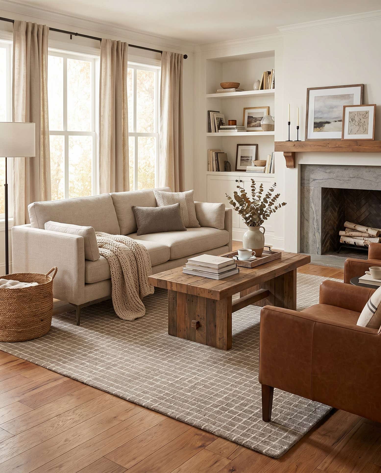 8' x 10' Heritage Line Wool Rug