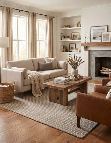 8' x 10' Heritage Line Wool Rug