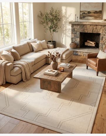 Ivory Contour Rug