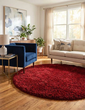 6' 7 x 6' 7 Infinity Shag Round Rug