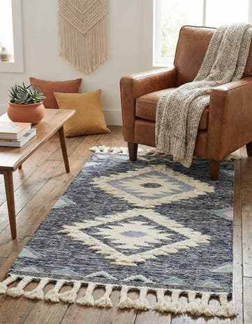 3' 3 x 5' 1 Hand Woven Arizona Wool Rug