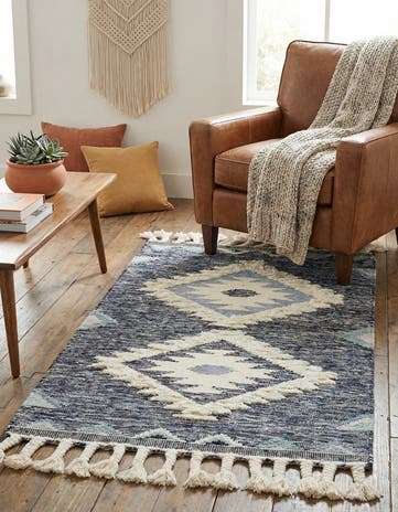 3' 3 x 5' 1 Hand Woven Arizona Wool Rug