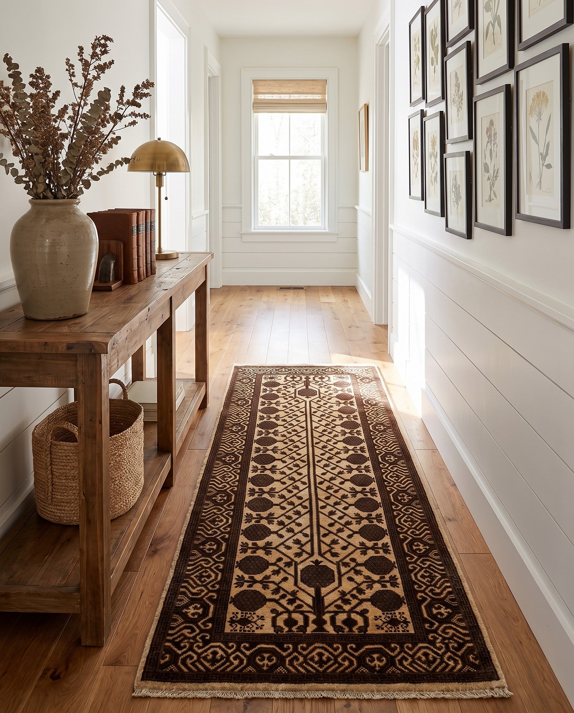 2' 8 x 6' 8 Hand Knotted Ziegler Modern Runner Rug