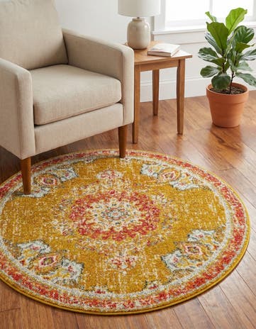 4' x 4' Madeline Round Rug