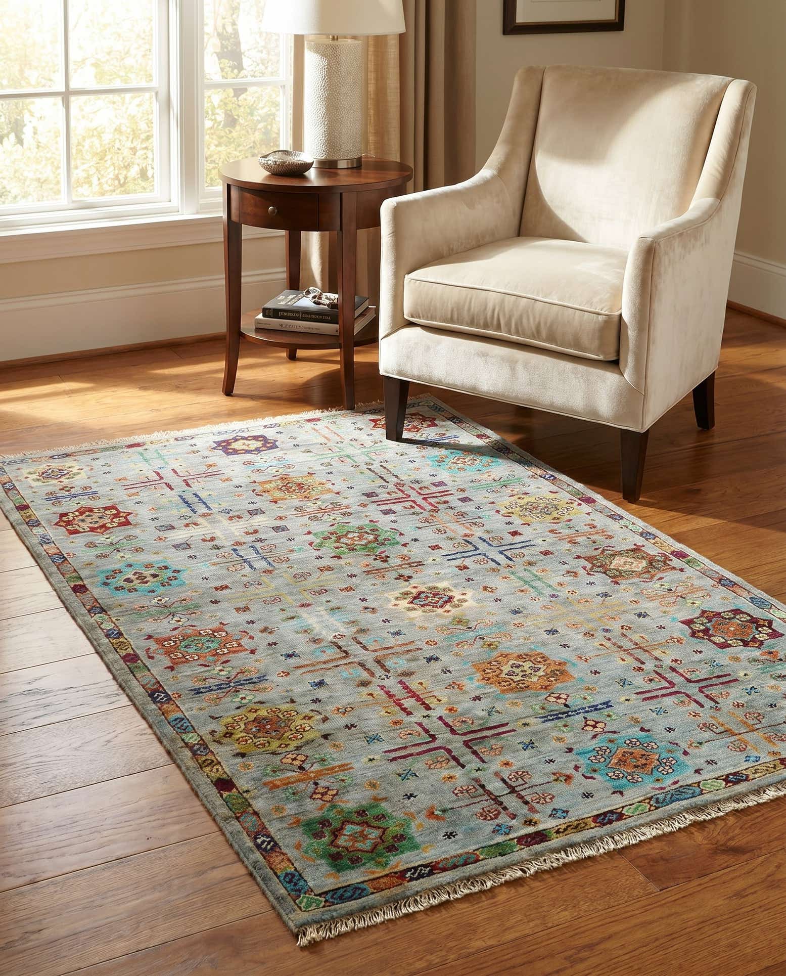 4' x 6' Hand Knotted Ariana Ziegler Rug