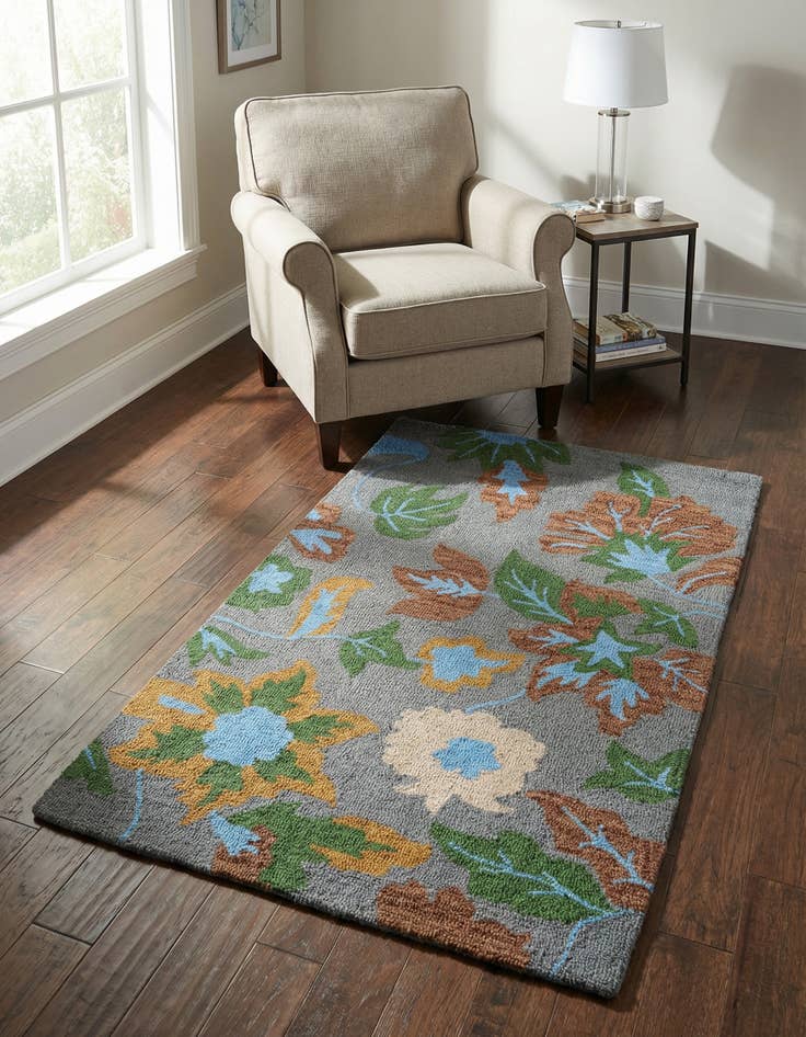 Detail image of 3' 1 x 5' Agra Rug