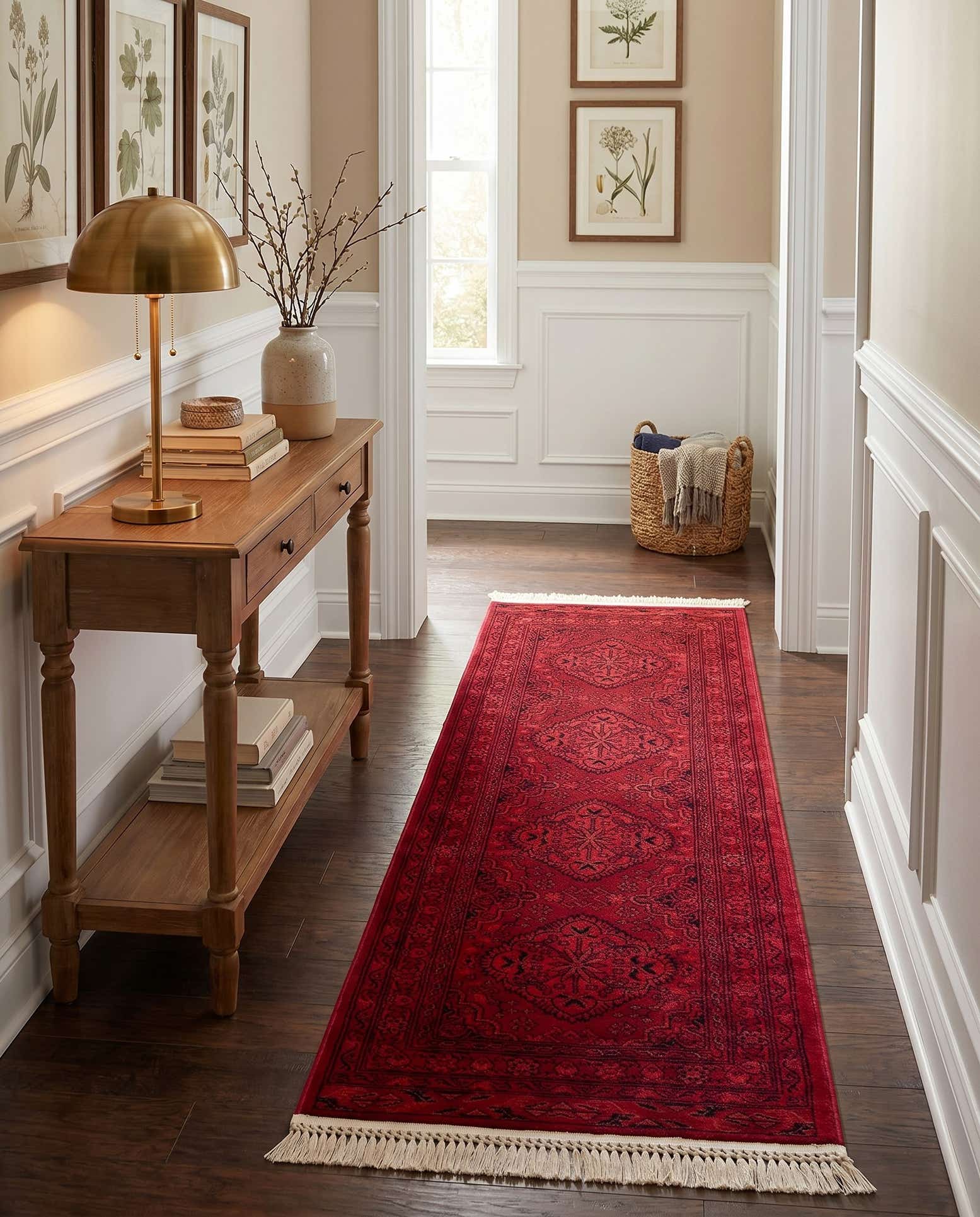 2' x 6' 1 Bokhara Runner Rug