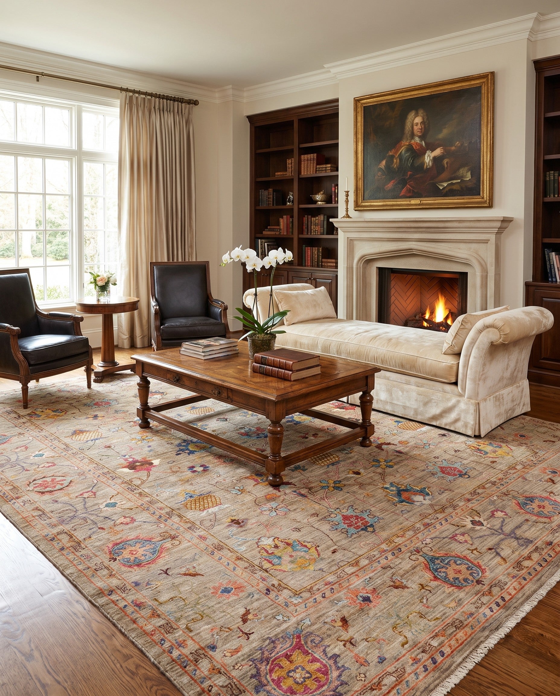 8' 4 x 9' 9 Hand Knotted Ariana Rug