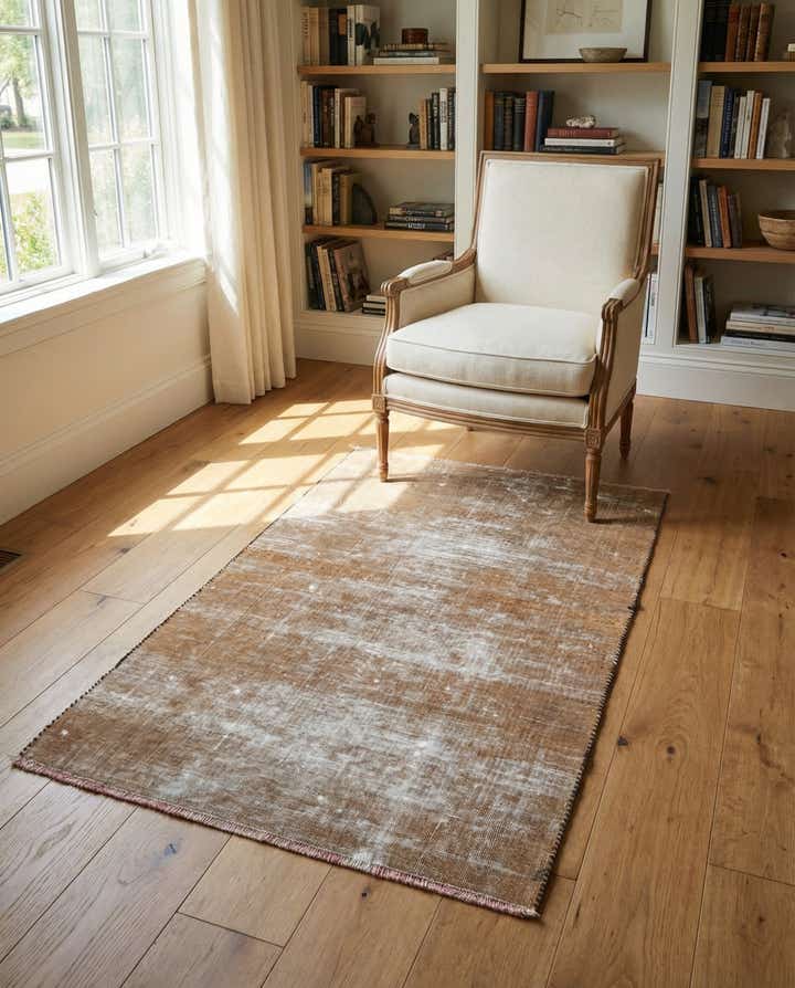3' x 4' 5 Hand Knotted Ultra Vintage Persian Wool Rug
